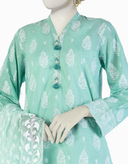 GREEN LAWN EMBROIDERED 3PC STITCHED