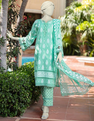 GREEN LAWN EMBROIDERED UNSTITCHED 3PC