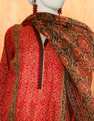 RED LAWN EMBROIDERED UNSTITCHED 3PC