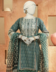 GREEN LAWN EMBROIDERED UNSTITCHED 3PC