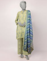 GREEN LAWN DIGITAL PRINTED STITCHED 3PC