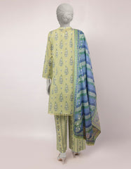 GREEN LAWN DIGITAL PRINTED STITCHED 3PC