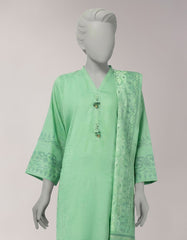 GREEN LAWN SHIMMER UNSTITCHED 3PC