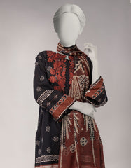 MULTICOLOR LAWN EMBROIDERED UNSTITCHED 3PC