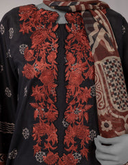 MULTICOLOR LAWN EMBROIDERED UNSTITCHED 3PC