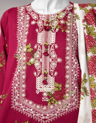 MULTICOLOR LAWN EMBROIDERED UNSTITCHED 3PC