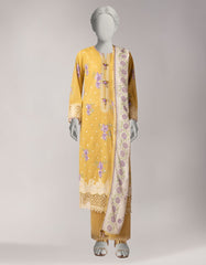 MULTICOLOR LAWN EMBROIDERED UNSTITCHED 3PC