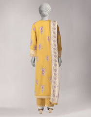 MULTICOLOR LAWN EMBROIDERED UNSTITCHED 3PC