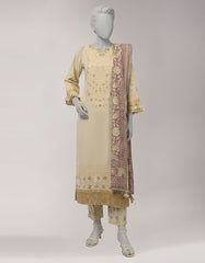 MULTICOLOR LAWN EMBROIDERED UNSTITCHED 3PC
