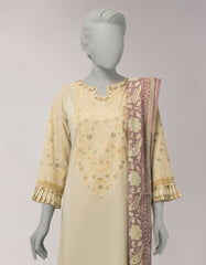 MULTICOLOR LAWN EMBROIDERED UNSTITCHED 3PC