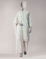 MULTICOLOR DORIA EMBROIDERED UNSTITCHED 3PC