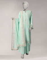 GREEN LAWN EMBROIDERED UNSTITCHED 3PC
