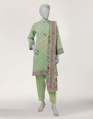 MULTICOLOR LAWN PRINTED UNSTITCHED 3PC