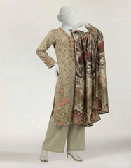 GREEN LAWN EMBROIDERED STITCHED 3PC