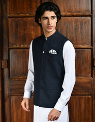 BLUE SUITING WAISTCOAT