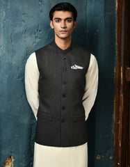 GREY SUITING WAISTCOAT