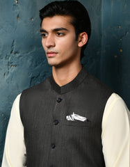 GREY SUITING WAISTCOAT