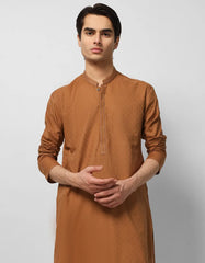 ALMOND COTTON CASUAL KURTA