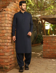BLUE BLENDED KAMEEZ SHALWAR | JJKS-S-30779-R14-AP