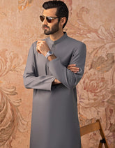 GREY BLENDED KAMEEZ SHALWAR | JJKS-S-30821-R13-AP