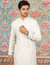 CREAM AYUDHIYA KAMEEZ SHALWAR | JJKS-S-32503