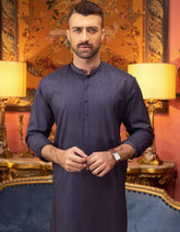 DULL PURPLE COTTON KURTA | JJK-S-32547