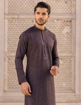 COFFEE BROWN COTTON KURTA | JJK-S-32562