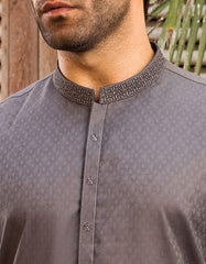 GREY COTTON KURTA | JJK-S-32590