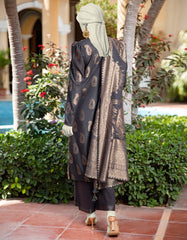 MULTICOLOR DYED JACQUARD UNSTITCHED 3PC