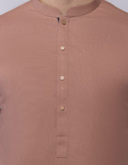 BRICK BROWN COTTON KURTA TROUSER | JJKP-A-33203
