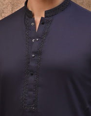 CHARCOAL BLENDED KAMEEZ SHALWAR | JJKS-A-33218