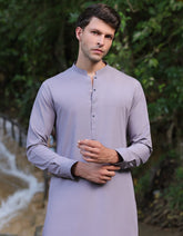 GREY BLENDED KURTA TROUSER | JJKP-A-33221