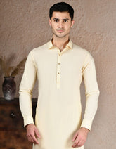 CREAM BLENDED KAMEEZ SHALWAR | JJKS-A-33238