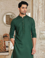 GREEN BLENDED SEMI-FORMAL KURTA