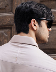 BEIGE COTTON CASUAL KAMEEZ SHALWAR