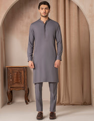 GREY BLENDED SEMI-FORMAL KAMEEZ SHALWAR