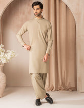 FAWN BLENDED CASUAL KAMEEZ SHALWAR