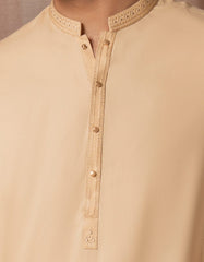 PEACH BLENDED SEMI-FORMAL KAMEEZ SHALWAR