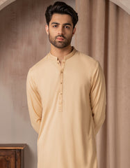 PEACH BLENDED SEMI-FORMAL KAMEEZ SHALWAR