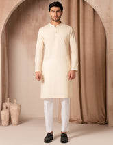 FAWN COTTON SEMI-FORMAL KURTA