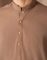 LIGHT BROWN CVC CASUAL KAMEEZ SHALWAR