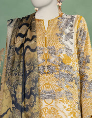 MULTICOLOR LAWN PASTE PRINTED UNSTITCHED 3PC