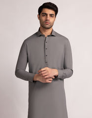 GREY CASUAL KAMEEZ SHALWAR