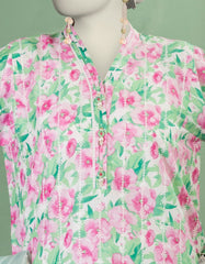 MULTICOLOR LAWN SCHIFFLI UNSTITCHED 3PC