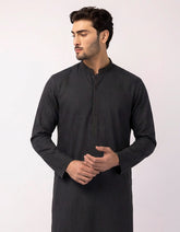 black-cotton-semi-formal-kurta-trousers-jjkps33900