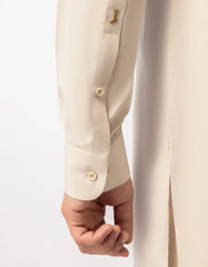 LIGHT BEIGE CASUAL KURTA TROUSERS