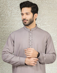 GREY BLENDED KAMEEZ SHALWAR | JJKS-S-34137