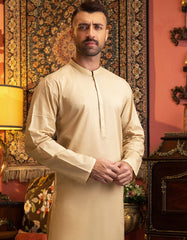 BEIGE COTTON KURTA | JJK-S-34140