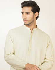 PISTACHIO GREEN COTTON KURTA | JJK-S-34179