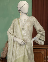 GREEN LAWN EMBROIDERED UNSTITCHED 3PC
